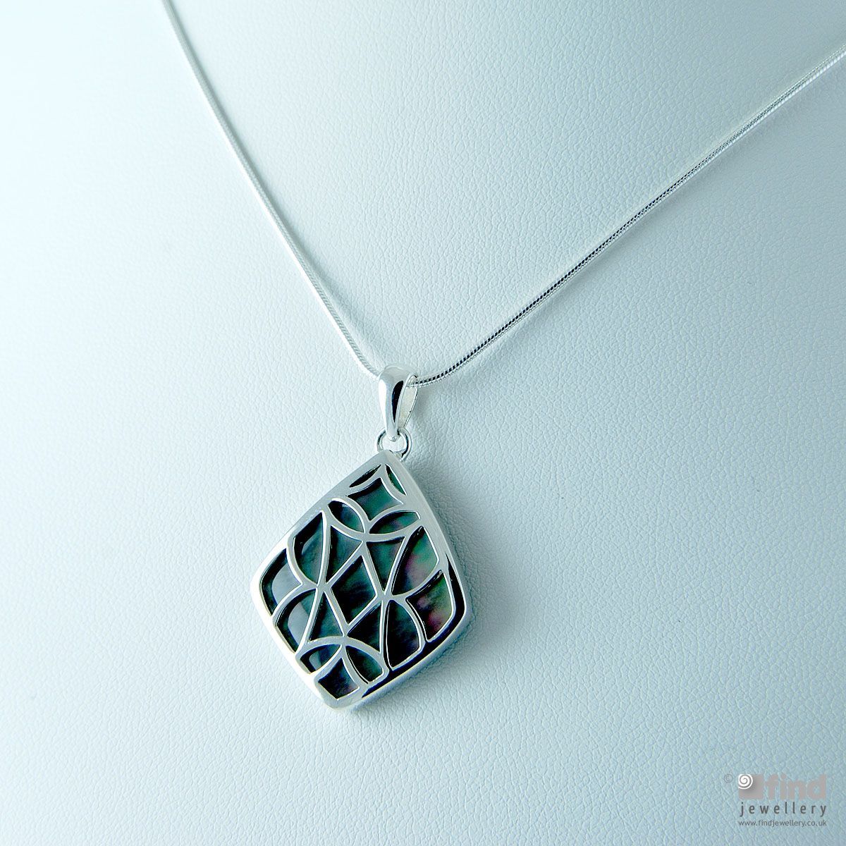 Sterling Silver Mother of Pearl Pendant