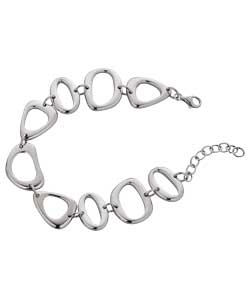 Silver Organic Link Bracelet