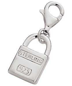 Sterling Silver Padlock Charm