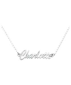Sterling Silver Personalised Name Necklet