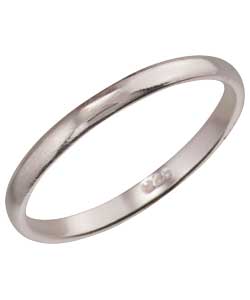Sterling Silver Plain Stacker Ring