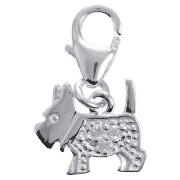 Sterling Silver Scotty Dog Charm
