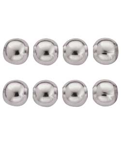 Sterling Silver Set of 8 Bead Spacers