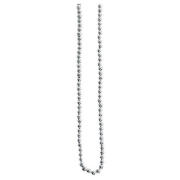Sterling Silver Small Bead Necklance, 46cm
