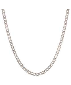 Sterling Silver Solid 1.5oz Look Curb Chain