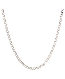 Sterling Silver Solid 3/4oz Look Curb Chain