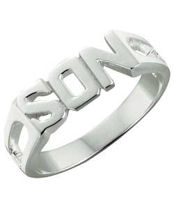 Sterling Silver Son Ring