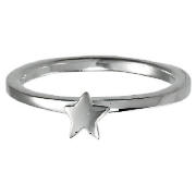 Sterling Silver Star Stacking Ring, Medium, Large