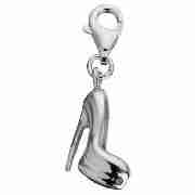 Sterling Silver Stiletto Shoe Charm