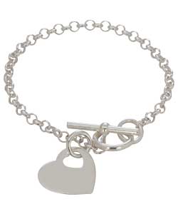 Silver T-Bar Belcher Bracelet With
