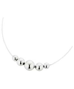 Silver Thread Ball Pendant