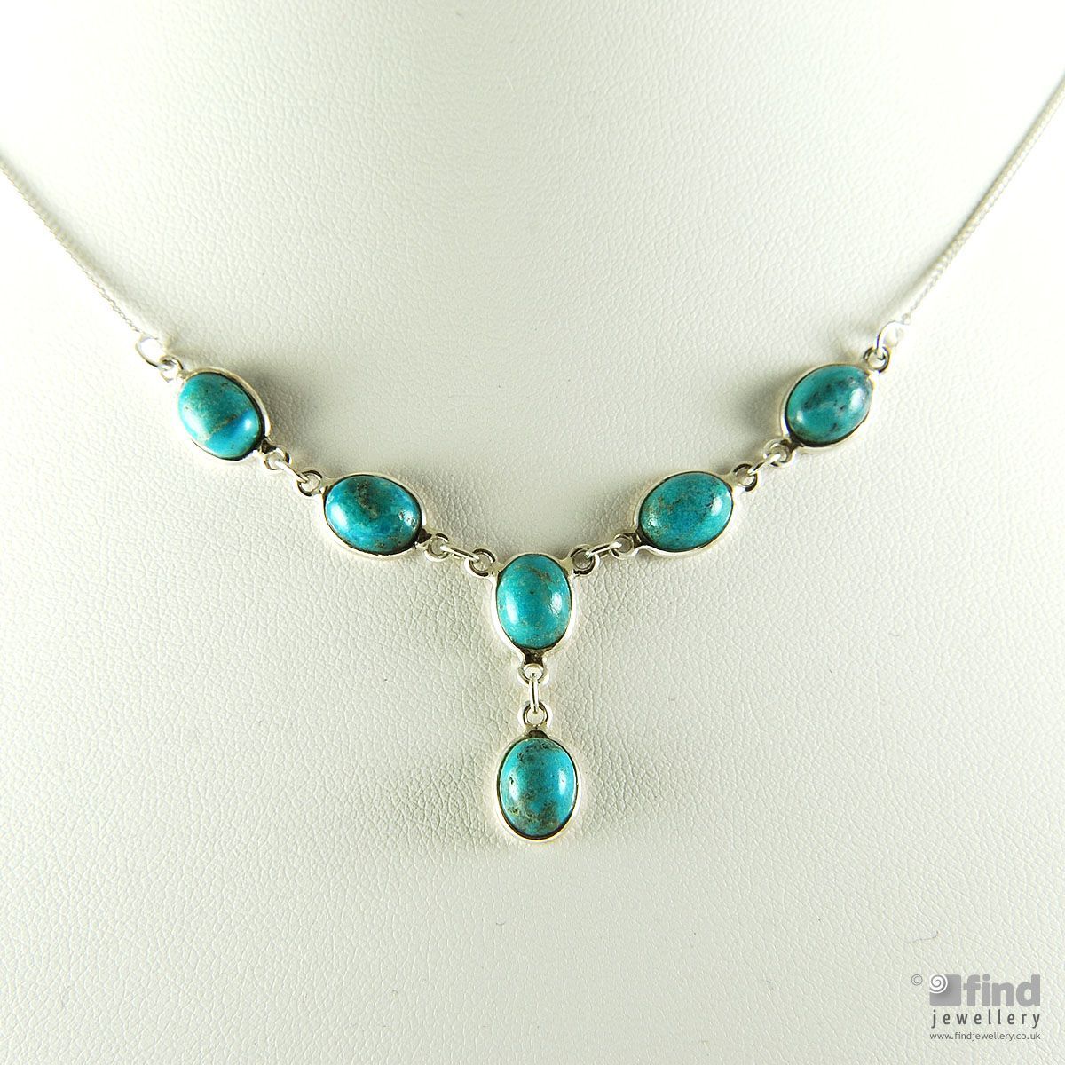 Silver Turquoise Necklace