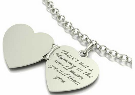 Sterling Silver Two Colour Love You Mummy