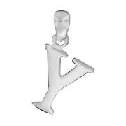 Sterling Silver Y Initial Pendant