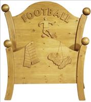 Steve Allen Football Bed with Childs Name