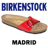 Birkenstock Madrid - Red Patent - Size 3
