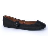 Steve Madden Garage Shoes - Rump - Womens Flat Leather Shoe - Black Size 6 UK