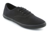 Office Androquai Lace Up Blk Canvas - 7 Uk