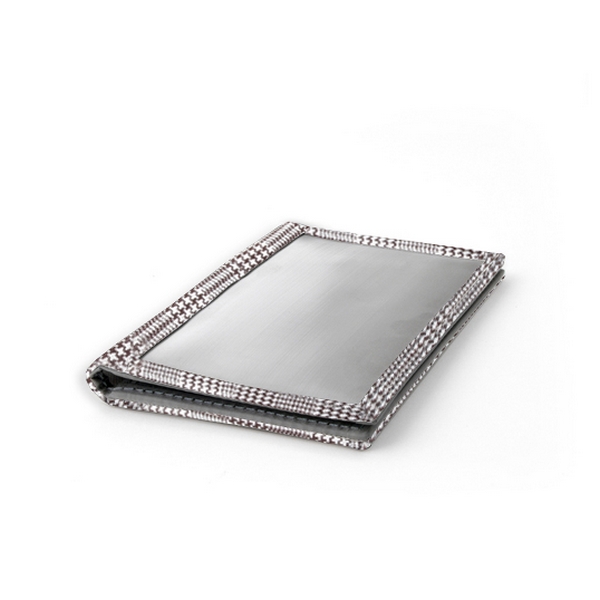 Stainless Steel Houndstooth Edge Card Case