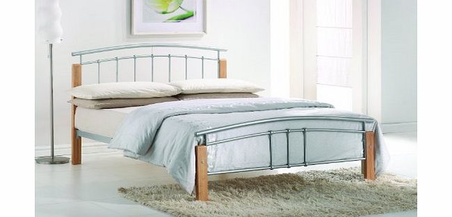 Stickbase Ltd Tetras Metal amp; Wooden Bed (Single Bed)