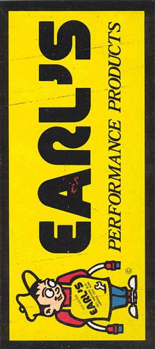 Stickers and Patches Earls Performance Products Sticker (23cm x 10cm)