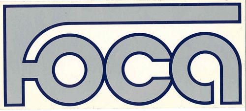 Stickers and Patches FOCA Logo Sticker (26cm x 11cm)