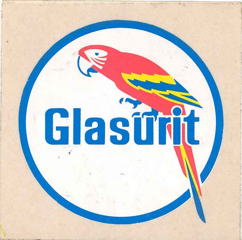 Stickers and Patches Glasturit Parrot Sticker (10cm x 10cm)