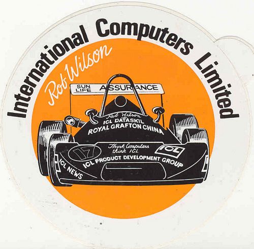 Stickers and Patches International Computers Ltd Rob Wilson Sticker (10cm)