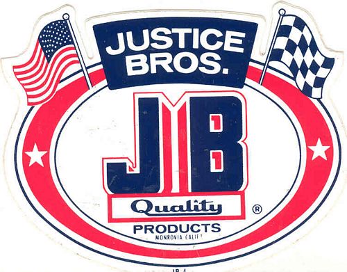 Stickers and Patches Justice Bros Sticker (10cm x 8cm)