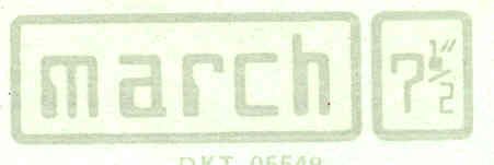 MARCH 7.5 Car Sponsor Sticker (6cm x 2cm)