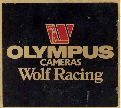  - stickers-and-patches-olympus-cameras-wolf-racing-logo-sticker-13cm-x-11cm-