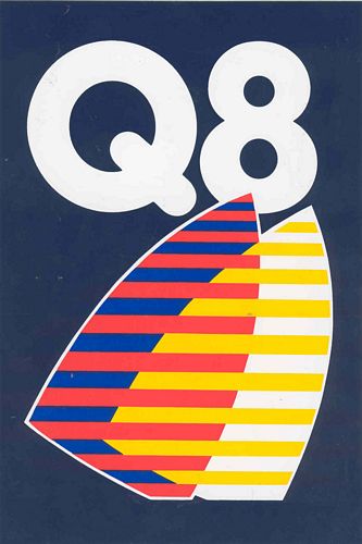 Q8 Logo Sticker Large (15cm x 22cm)
