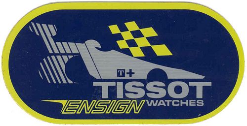 Stickers and Patches Tissot Watches Ensign Logo Sticker (13cm x 6cm)
