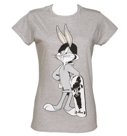 Sticks and Stones Ladies Bugs Bunny Skater T-Shirt from Sticks and