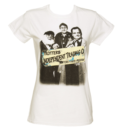 Sticks and Stones Ladies Only Fools and Horses Group Sign T-Shirt