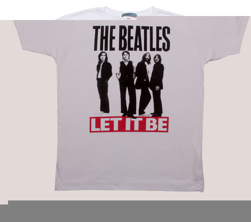 Let It Be Men` Beatles T-Shirt from Sticks and Stones