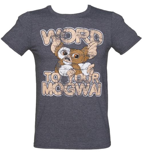 Sticks and Stones Mens Heather Navy Word To Your Mogwai