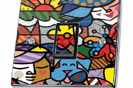 stika.co Abstract Art Light Switch Sticker skin decal cover