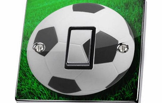 stika.co Football Light Switch Sticker green soccer game ball vinyl decal cover skin decal