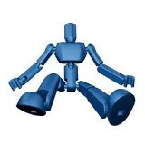 STIKFAS ALPHA MALE ROYAL BLUE - BLISTER PACK