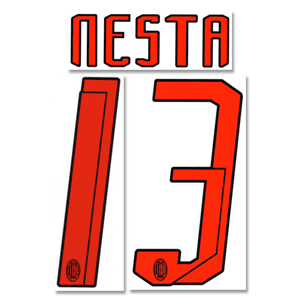 07-08 AC Milan Away/3rd Nesta 13 Official Name