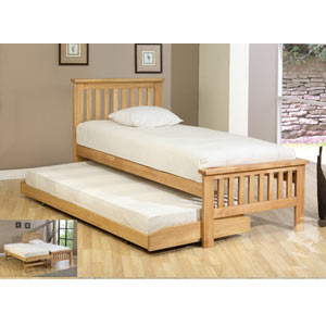 , Ecofurn, Orchard, 3FT Wooden Guest Bed