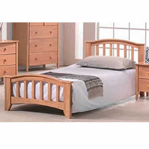 Stock , Joseph, Elle 3FT Single Wooden Bedstead