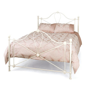 Stock , Serene, Lyon, 4FT 6 Double Metal Bedstead