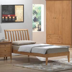 Stock Joseph Wales 4FT Sml Double Wooden Bedstead