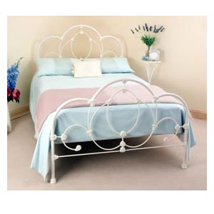 Stock Relyon Lydia 5FT Kingsize Metal Bedstead
