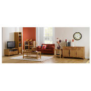 Stockholm Coffee Table With Shelf, Oak