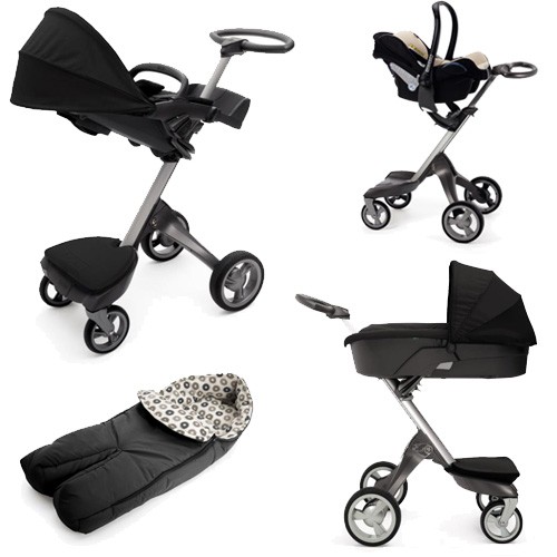 Xplory Package 3 - Pushchair Carrycot Footmuff