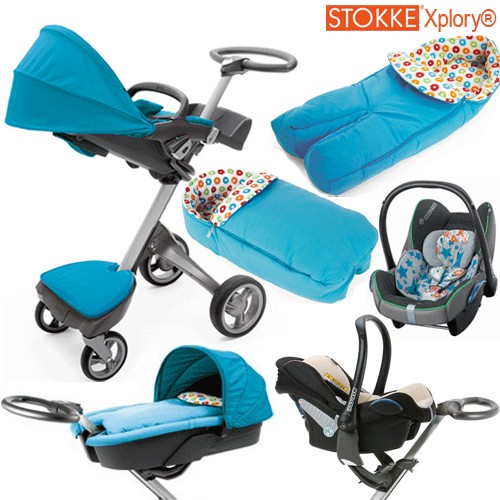 Stokke Xplory Package 7 - Pushchair Carrycot Sleeping