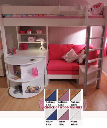 Bunk Bed with Desk Underneath